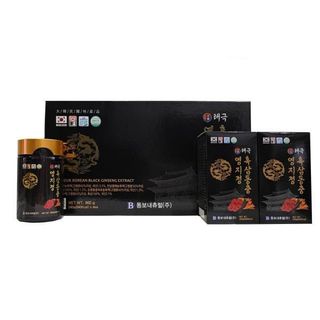Cao hắc sâm đông trùng hạ thảo linh chi DONGBO Hàn Quốc 4 lọ x 240g