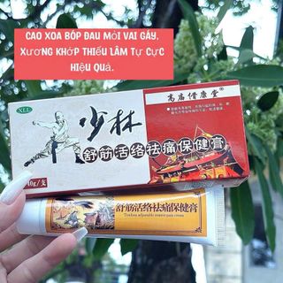 Kem xoa bóp đau mỏi vai gáy xương khớp
