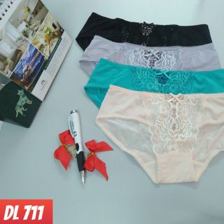 QUẦN LÓT NỮ THUN LẠNH PHỐI REN 711