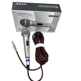 Mic dây TOMAHAWK nhật đầu tròn Tay kim loại, hát nhẹ ,mướt Chống hú như tuyệt đối