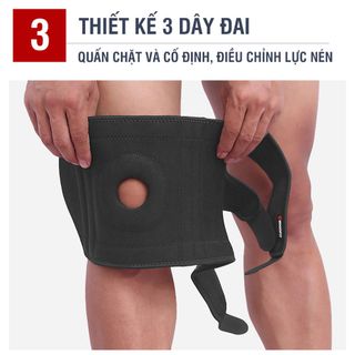 Đai bảo vệ khớp gối silicon, có lò xo hỗ trợ GoodFit GF522K