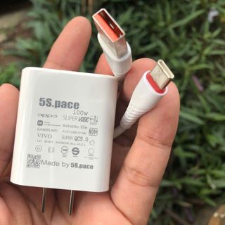 Bộ Sạc Nhanh 5s Space đa năng sạc nhanh SupperVooc, Turbo siêu nhanh