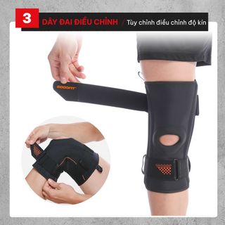 Đai bảo vệ đầu gối cao cấp, phòng ngừa chấn thương Goodfit GF525K