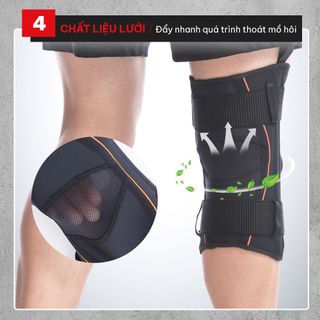 Đai bảo vệ đầu gối cao cấp, phòng ngừa chấn thương Goodfit GF525K