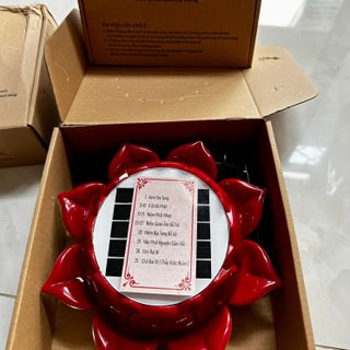 MÁY NIỆM PHẬT NĂNG LƯỢNG mặt trời HÌNH BÔNG SEN - 30 BÀI CÓ KINH ĐỊA TẠNG,🙏🙏🙏