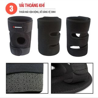 Đai bảo vệ khớp gối co giãn, thoáng khí GoodFit GF523K
