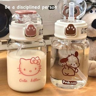 Bình Nước Giữ Nhiệt Thiết Kế Vuốt Gấu Dễ Thương
