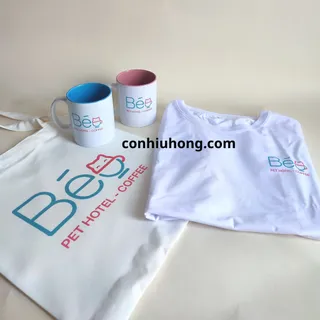 Combo túi, ly sứ và áo thun