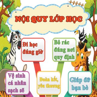 BẢNG NỘI QUY LỚP