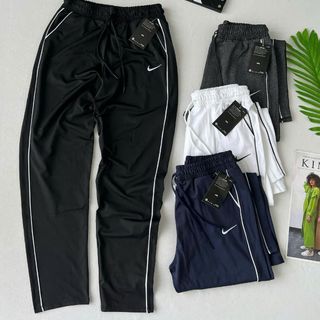 Quần Jogger thun nữ xuông sọc né nik logo thêu mới Phom chất chuẩn đẹp Size m.l.xl.xxl(ri8c) Ri 2222 Tách nửa ri được