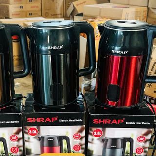 ẤM SIÊU TỐC SHARP DUNG TÍCH 3L CÁCH NHIỆT TỐT