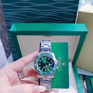 MÓN QUÀ VALENTINE ĐỒNG HỒ NAM SIÊU CẤP MỚI NHẤT RÔLET SUBMARINER MÁY CƠ THUỴ SỸ CỌC QUANG