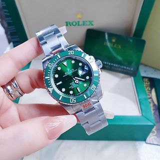 MÓN QUÀ VALENTINE ĐỒNG HỒ NAM SIÊU CẤP MỚI NHẤT RÔLET SUBMARINER MÁY CƠ THUỴ SỸ CỌC QUANG