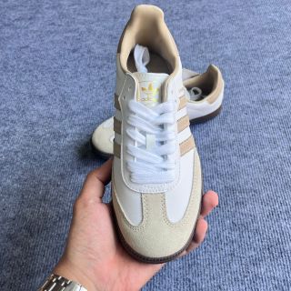 Giày thể thao sneaker Samba nâu nhạt bản cao cấp