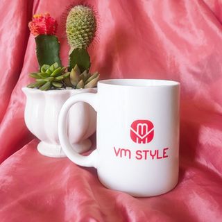 Ly sứ trụ in logo