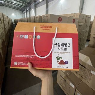 Nước hồng sâm núi saffron Ginseng King 20 gói x 70ml
