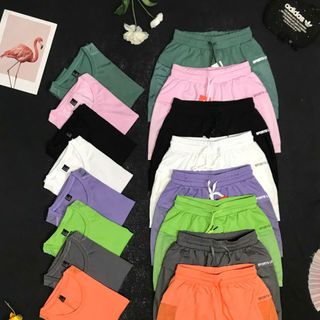 Set đùi nữ ( có túi ) Chất liệu: thun poly 2 da Size: M.L.XL.XXL Ri: 2222 Tách nửa ri được