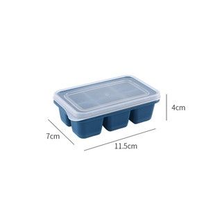Khay Silicone Làm Đá 6 Ô