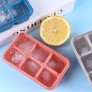 Khay Silicone Làm Đá 6 Ô