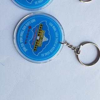 Móc khóa nhựa mica