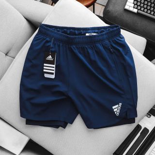 Short das xi giãn runing 2 lớp. Lớp lưới bên trong mềm thoáng mát, co giãn 4c, 2 túi khoá kéo. Phụ liệu hãng Size : m l xl 2xl /2222/8c 5 màu / ri 40c