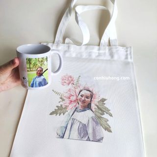 Combo túi và ly sứ