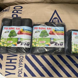 SET 3 TÚI RÁC ĐEN 1KG