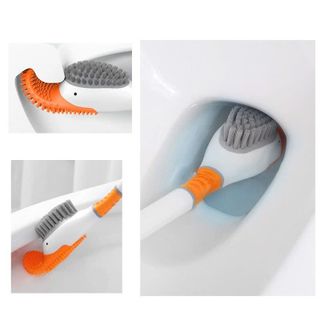 BÀN CHẢI SILICON VỆ SINH BỒN CẦU THIẾT KẾ HÌNH CHÚ VỊT ĐỘC ĐÁO