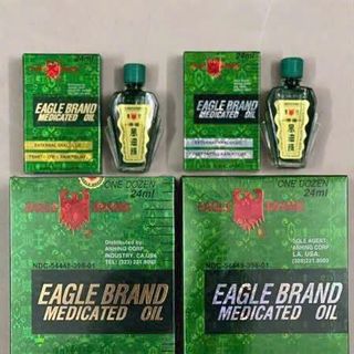 Dầu gió xanh hiệu con Ó EagleBrand Medicated Oil 24ml