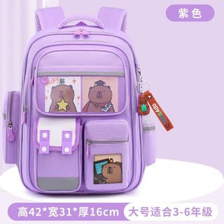 BALO HỌC SINH MEDD CHỐNG GÙ, CHỐNG THẤM - HỌA TIẾT GẤU CUTE, VẢI POLY CAO CẤP WH745 - WINNIE HOUSE