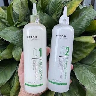 Uốn Collagen Sophia ( 1 cặp 2 chai ) , chính hãng, công nghệ Hàn Quốc