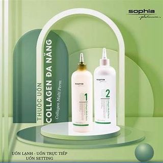 Uốn Collagen Sophia ( 1 cặp 2 chai ) , chính hãng, công nghệ Hàn Quốc