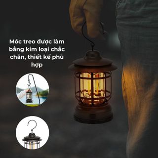 ĐÈN LỒNG CẮM TRẠI SẠC TÍCH ĐIỆN L- 27