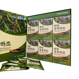 Nước Mát Gan Đông Trùng Hạ Thảo KGF Hàn Quốc, Hộp 30 Gói x 50ml - Hàng Chính Hãng
