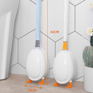 BÀN CHẢI SILICON VỆ SINH BỒN CẦU THIẾT KẾ HÌNH CHÚ VỊT ĐỘC ĐÁO