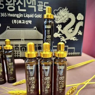 Tinh Chất Đông Trùng Hạ Thảo 365 HwangJin Liquid Gold Hàn Quốc 60 ống x 20 ml