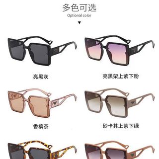 Kính mát thời trang nữ mới mắt vuông HIMER kính dâm chống uv400 cao xước dăm nổi
