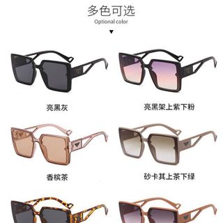 Kính mát thời trang nữ mới mắt vuông HIMER kính dâm chống uv400 cao xước dăm nổi