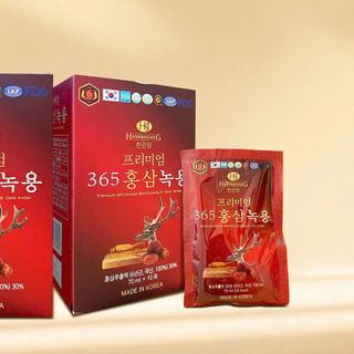 Nước hồng sâm nhung hươu linh chi Hankwanjang 60 gói x 70ml