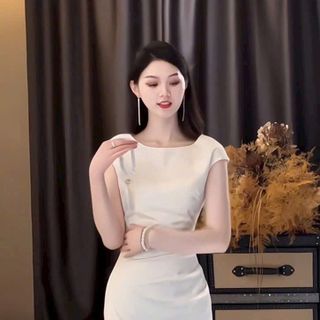 Đầm đuôi cá xếp ly Quảng Châu sang trọng hàng cao cấp