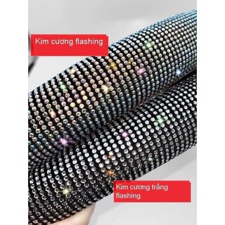 Bọc Vô Lăng Ô Tô Đính Đá Họa Tiết Thiên Nga Vương Miện Cao Cấp - Phụ Kiện Bọc Vô Lăng Xe Hơi