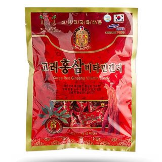 Kẹo hồng sâm 6 năm tuổi 200g