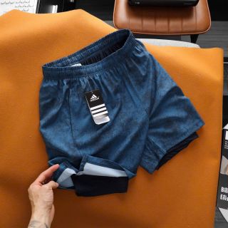 Short das xi giãn runing 2 lớp. Lớp lưới bên trong mềm thoáng mát, co giãn 4c, 2 túi khoá kéo. Phụ liệu hãng Size : m l xl 2xl /2222/8c 6 màu / ri 48c