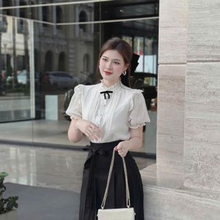 Set tk áo tay phồng + chân váy dáng dài siêu phẩm  Tách 5b 110k-tách 5b 112k.