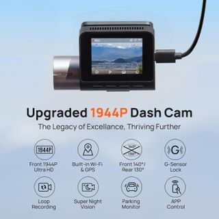 Camera hành trình 70mai Dash Cam A510 3K HDR - Phiên Bản quốc tế, hỗ trợ Tiếng Việt,