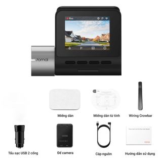 Camera Hành Trình Ô Tô 70mai A500s Bản Quốc tế. Tích hợp sẵn GPS, Bảo Hành 1 Năm