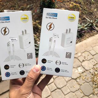 Bộ sạc 5s Space Sạc siêu nhanh 66W Micro/ Type C/ Iphone