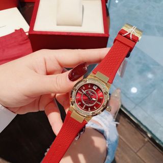 MÓN QUÀ VALENTINE ĐỒNG HỒ NỮ CAO CẤP SAVATOL F80 FIG DÂY CAO SU MÁY NHẬT