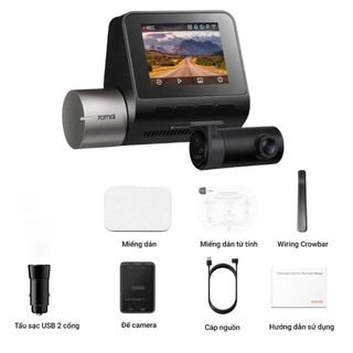 Camera hành trình 70mai Dash Cam A510 3K HDR - Phiên Bản quốc tế, hỗ trợ Tiếng Việt,