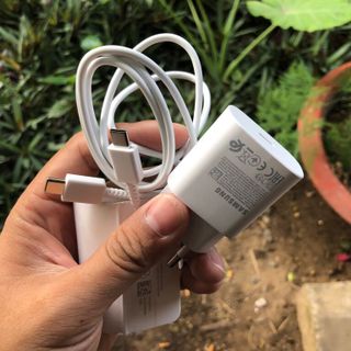 Bộ sạc 25W Type C to Type C báo siêu nhanh cho samsung